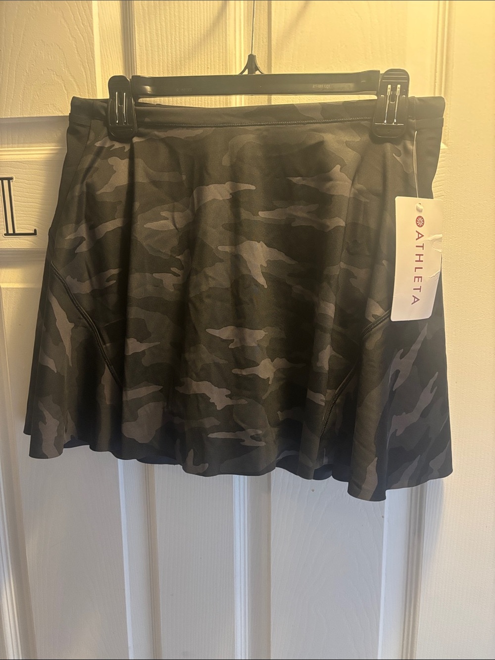 Athleta Women's Black Camo Skater Skirt Brand New